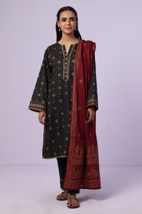 Stitched 3 Piece Paste Printed Dobby Mysuri Suit