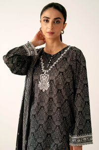 Stitched 3 Piece Embroidered Lawn Suit