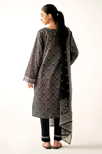 Stitched 3 Piece Embroidered Lawn Suit