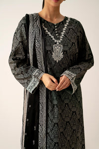 Stitched 3 Piece Embroidered Lawn Suit