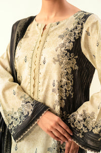 Stitched 3 Piece Printed Lawn Suit