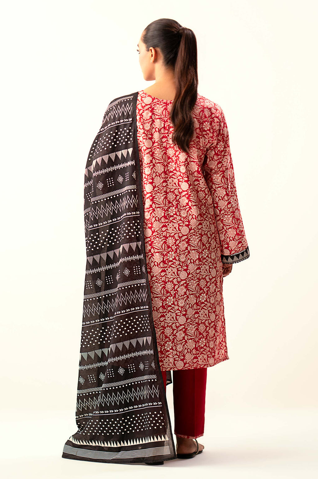 Stitched 3 Piece Printed Lawn Suit