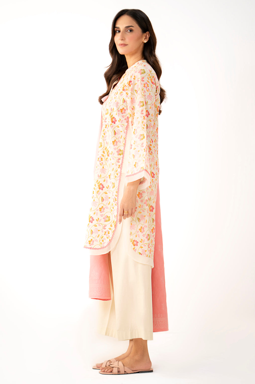 Unstitched 3 Piece Printed Lawn Suit