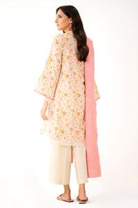 Unstitched 3 Piece Printed Lawn Suit