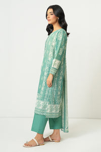 Stitched 3 Piece Printed Lawn Suit