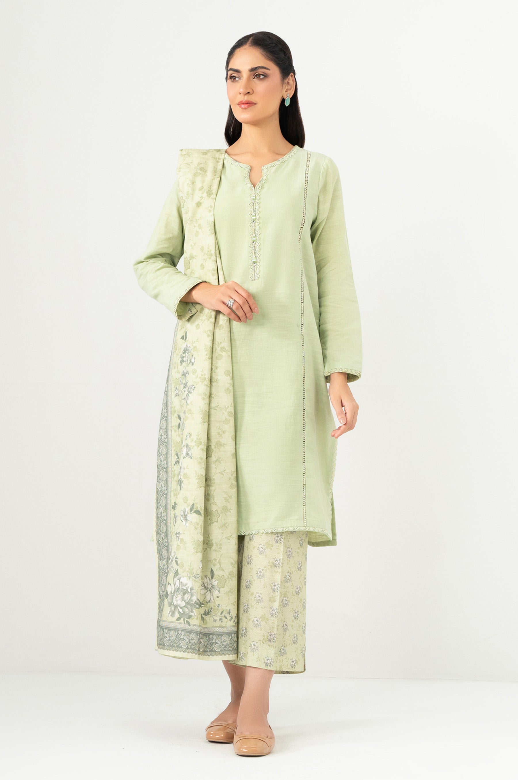 STITCHED PRINTED SUIT