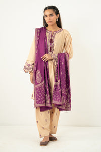 STITCHED DYED EMBROIDERED SUIT