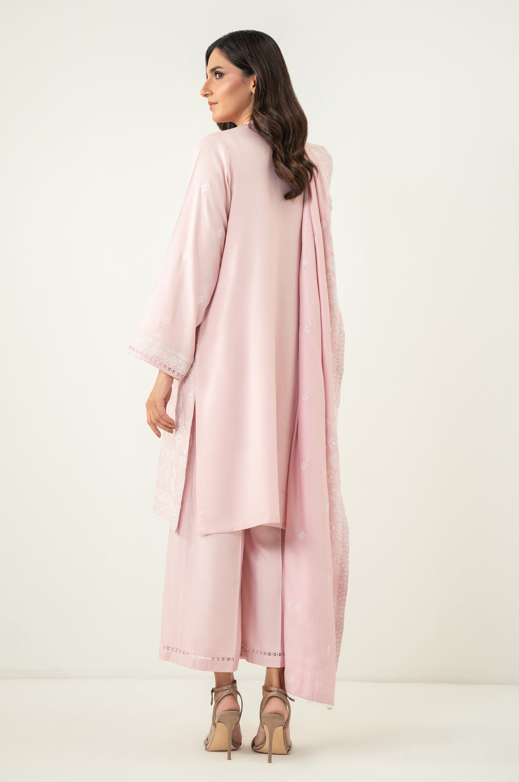 EMBROIDERED CHIKAKARI SHIRT BOTTOM