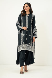 EMBROIDERED CHIKANKARI SHIRT BOTTOM