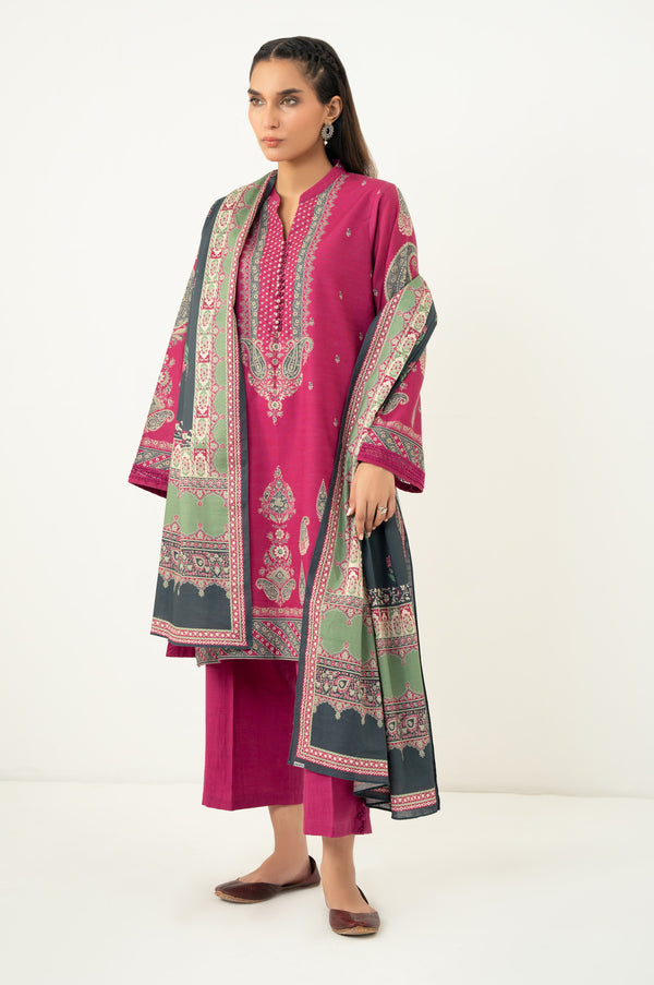 UNSTITCHED PRINTED SUIT