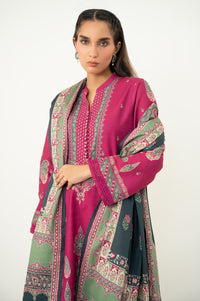 PRINTED KHADDAR STITCHED SHIRT BOTTOM