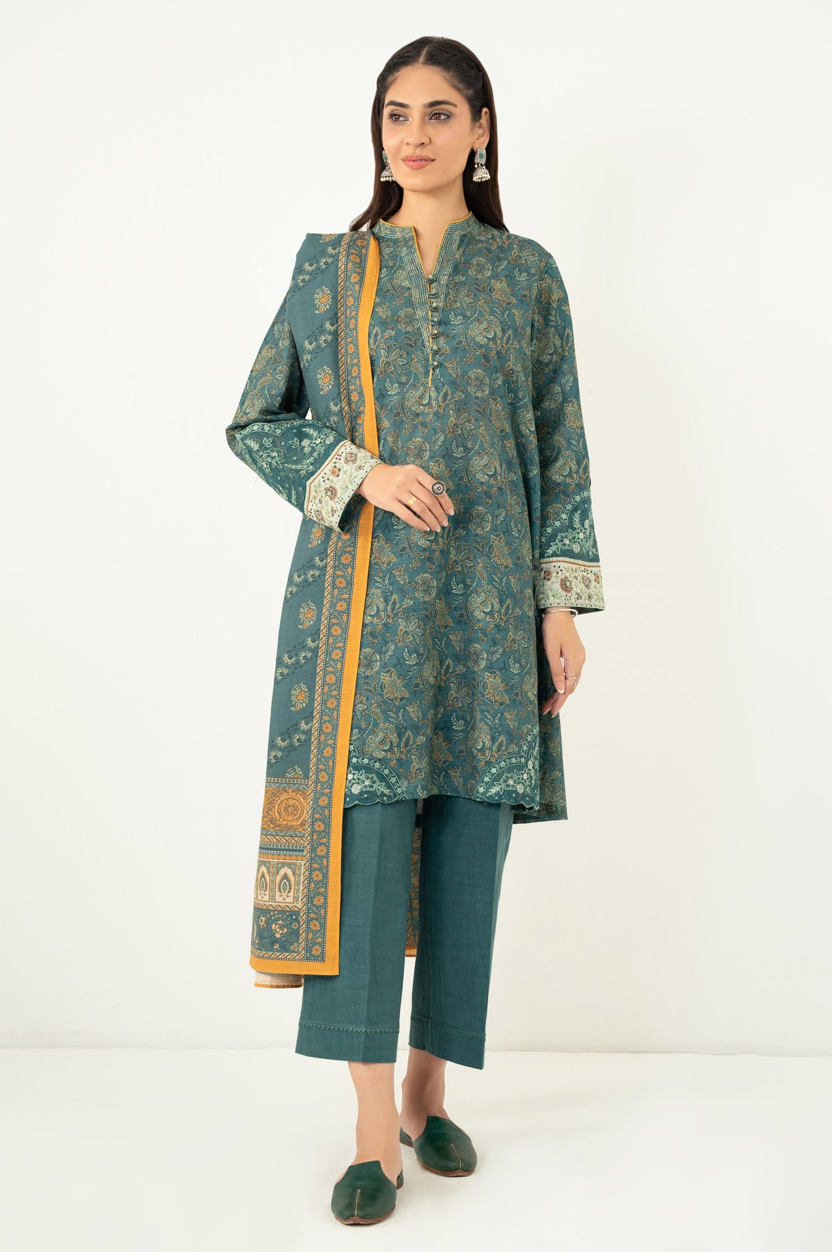 COTTEL STITCHED 3 PIECE SUIT