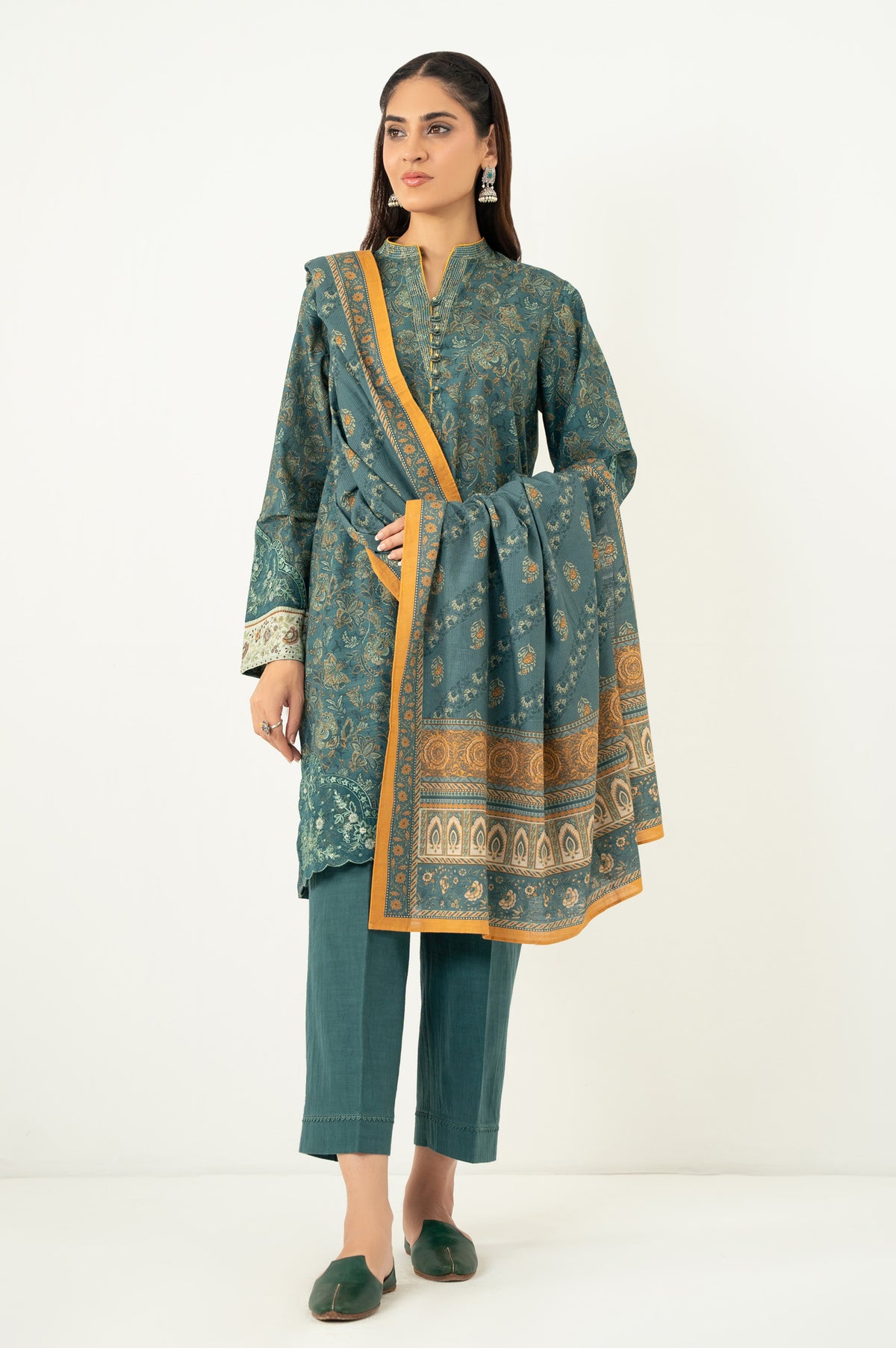 COTTEL STITCHED 3 PIECE SUIT