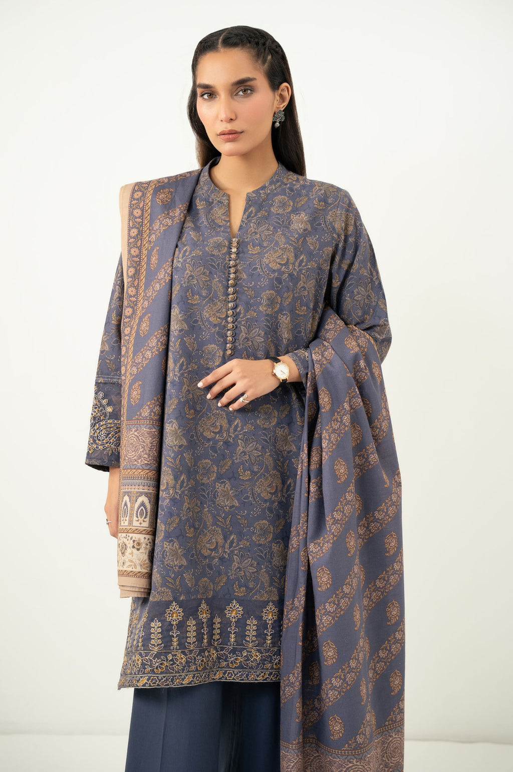 STITCHED PRINTED SUIT (FACTORY E-OUTLET)