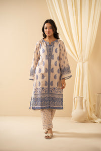 STITCHED DIGITAL PRINTED LAWN SUIT