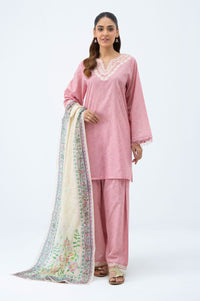 STITCHED EMBROIDERED LAWN SUIT (FACTORY E-OUTLET)