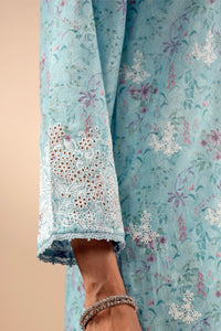 STITCHED EMBROIDERED CHIKANKARI LAWN SUIT