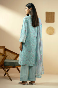 STITCHED EMBROIDERED CHIKANKARI LAWN SUIT