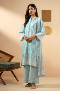 STITCHED EMBROIDERED CHIKANKARI LAWN SUIT