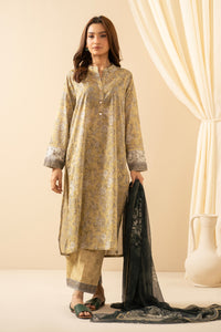 STITCHED DIGITAL PRINTED LAWN SUIT