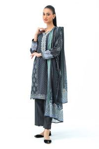 STITCHED EMBROIDERED LAWN SUIT
