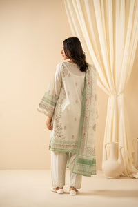 EMBROIDERED LAWN STITCHED 3 PIECE SUIT