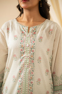 EMBROIDERED LAWN STITCHED 3 PIECE SUIT