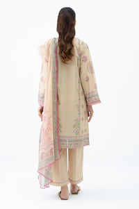 EMBROIDERED LAWN STITCHED 3 PIECE SUIT