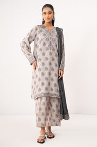 PRINTED RAW SILK STITCHED SHIRT BOTTOM