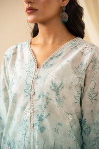 STITCHED CHIKANKARI LAWN SUIT