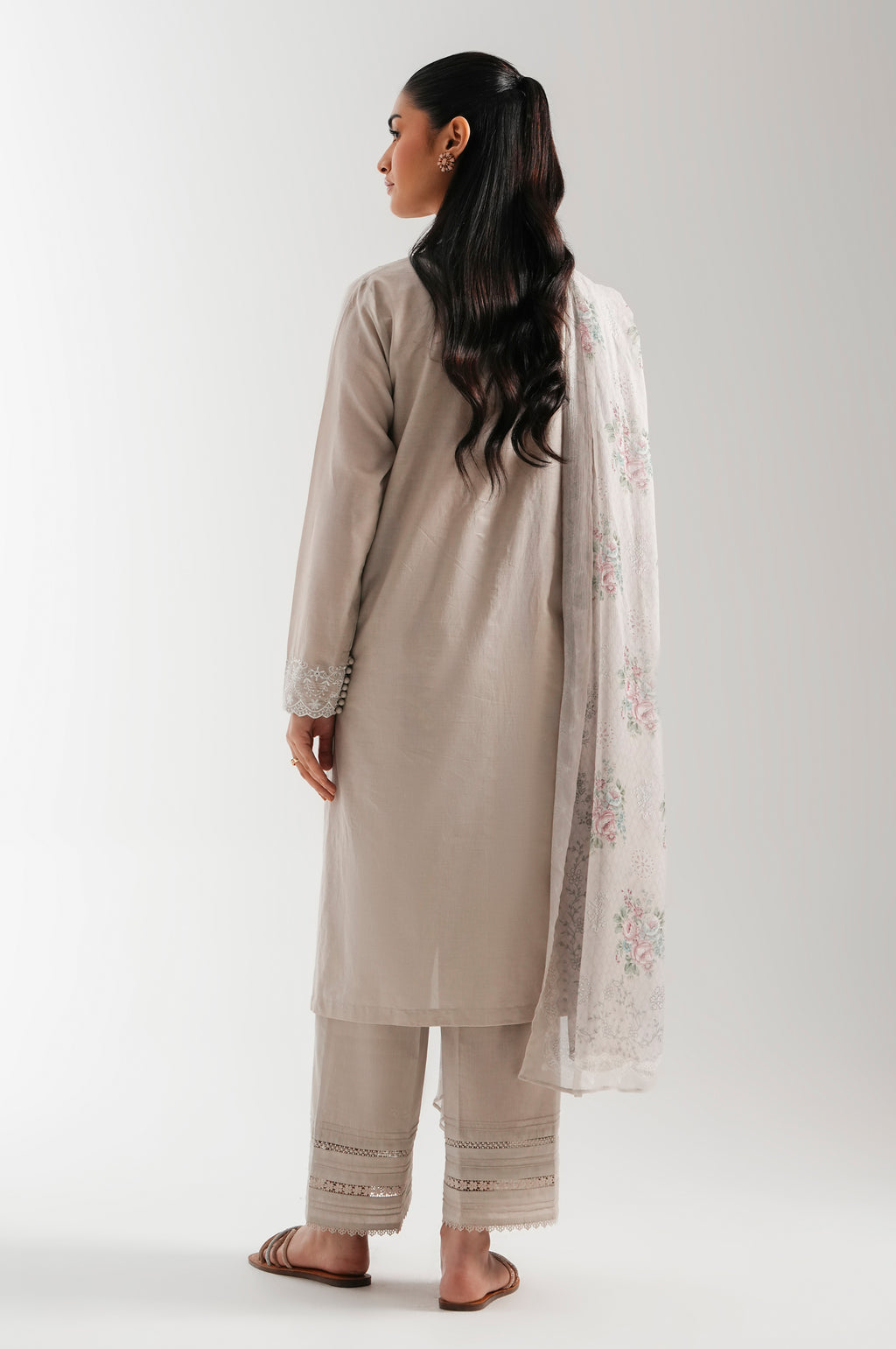 CHIKANKARI SHIRT BOTTOM