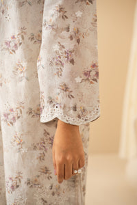 EMBROIDERED CHIKANKARI LAWN STITCHED 3 PIECE SUIT