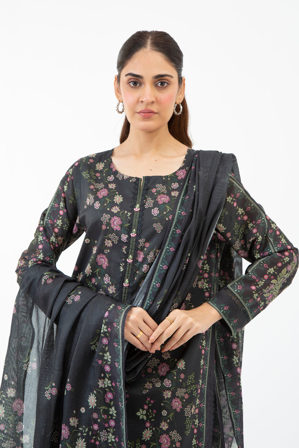 PRINTED LAWN STITCHED 3 PIECE SUIT