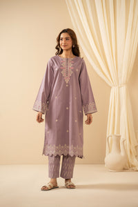 STITCHED EMBROIDERED 3-PIECE SUIT