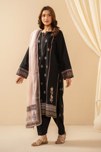 PRINTED BOTH SIDE SLUB STITCHED 3 PIECE SUIT (FACTORY E-OUTLET)