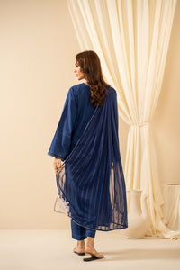 EMBROIDERED CAMBRIC STITCHED SHIRT BOTTOM