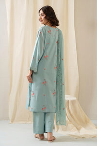 EMBROIDERED LAWN STITCHED 3 PIECE SUIT