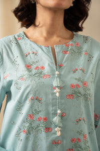 EMBROIDERED LAWN STITCHED 3 PIECE SUIT