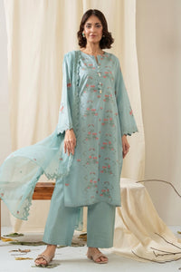 EMBROIDERED LAWN STITCHED 3 PIECE SUIT