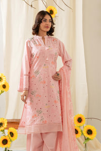 EMBROIDERED LAWN STITCHED 3 PIECE SUIT