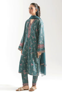 STITCHED EMBROIDERED RAW SILK SUIT