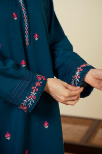 STITCHED DYED EMBROIDERED SUIT
