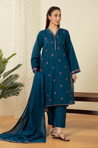 STITCHED DYED EMBROIDERED SUIT