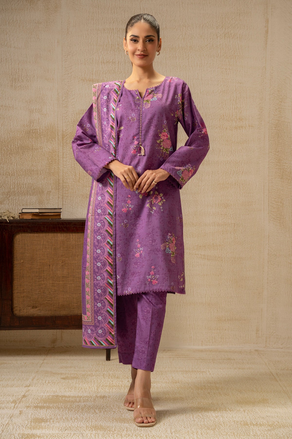 COTTEL STITCHED 3 PIECE SUIT