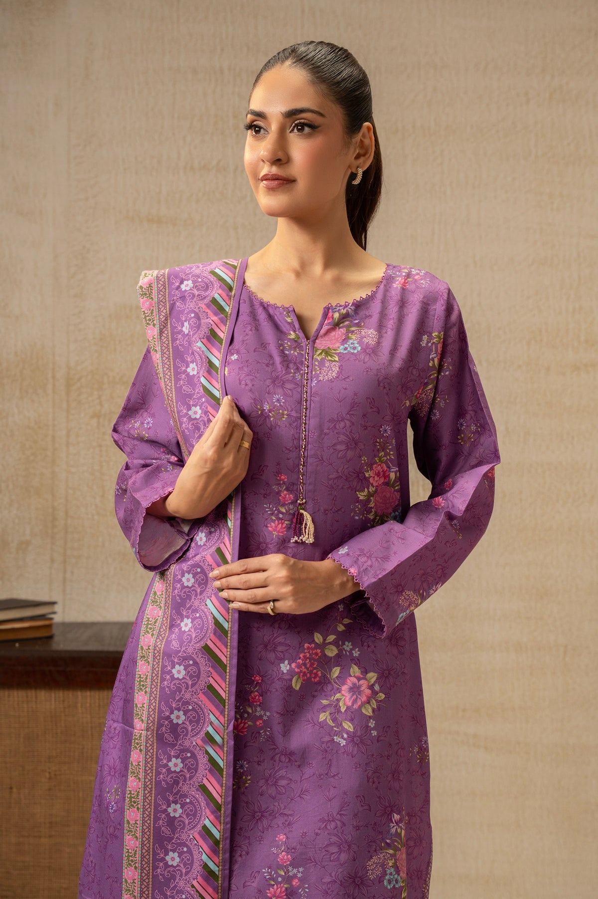 COTTEL STITCHED 3 PIECE SUIT