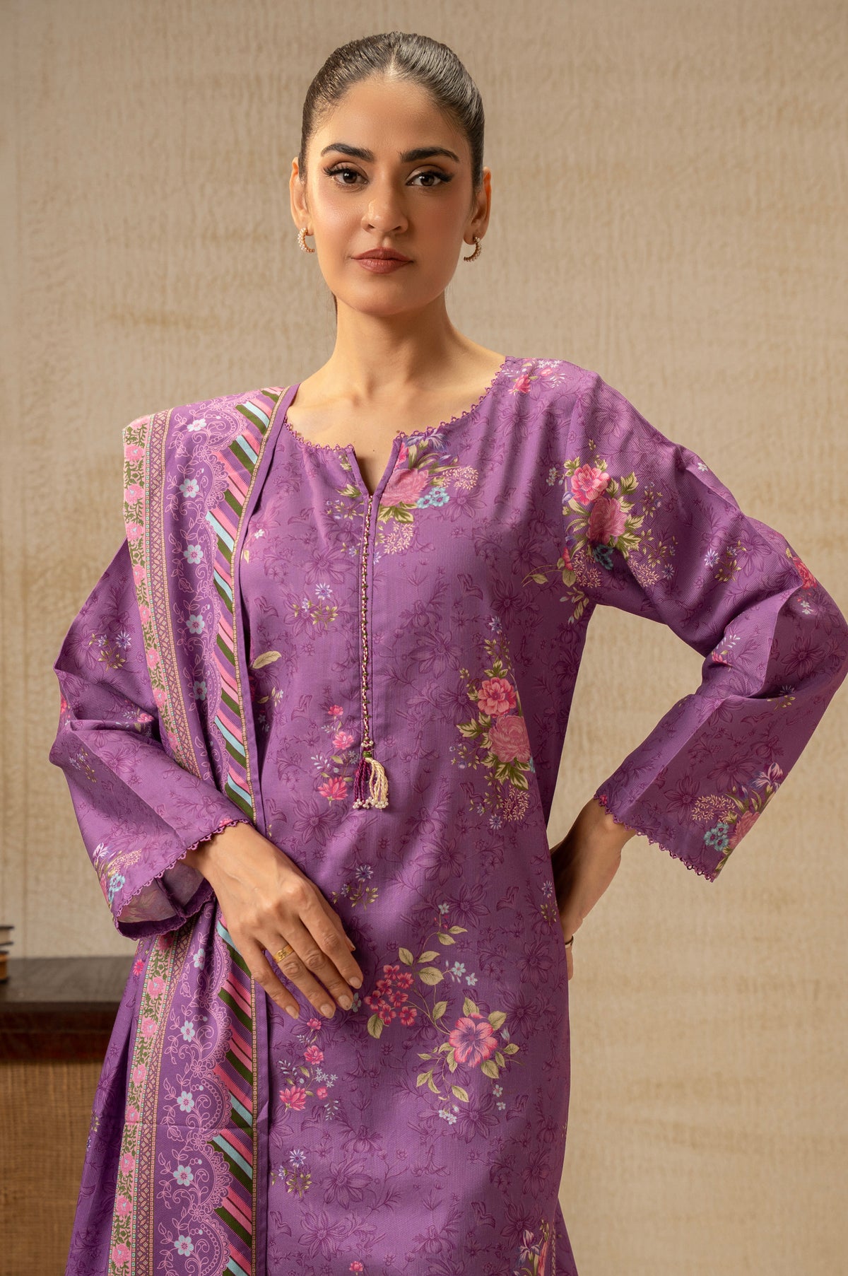 COTTEL STITCHED 3 PIECE SUIT