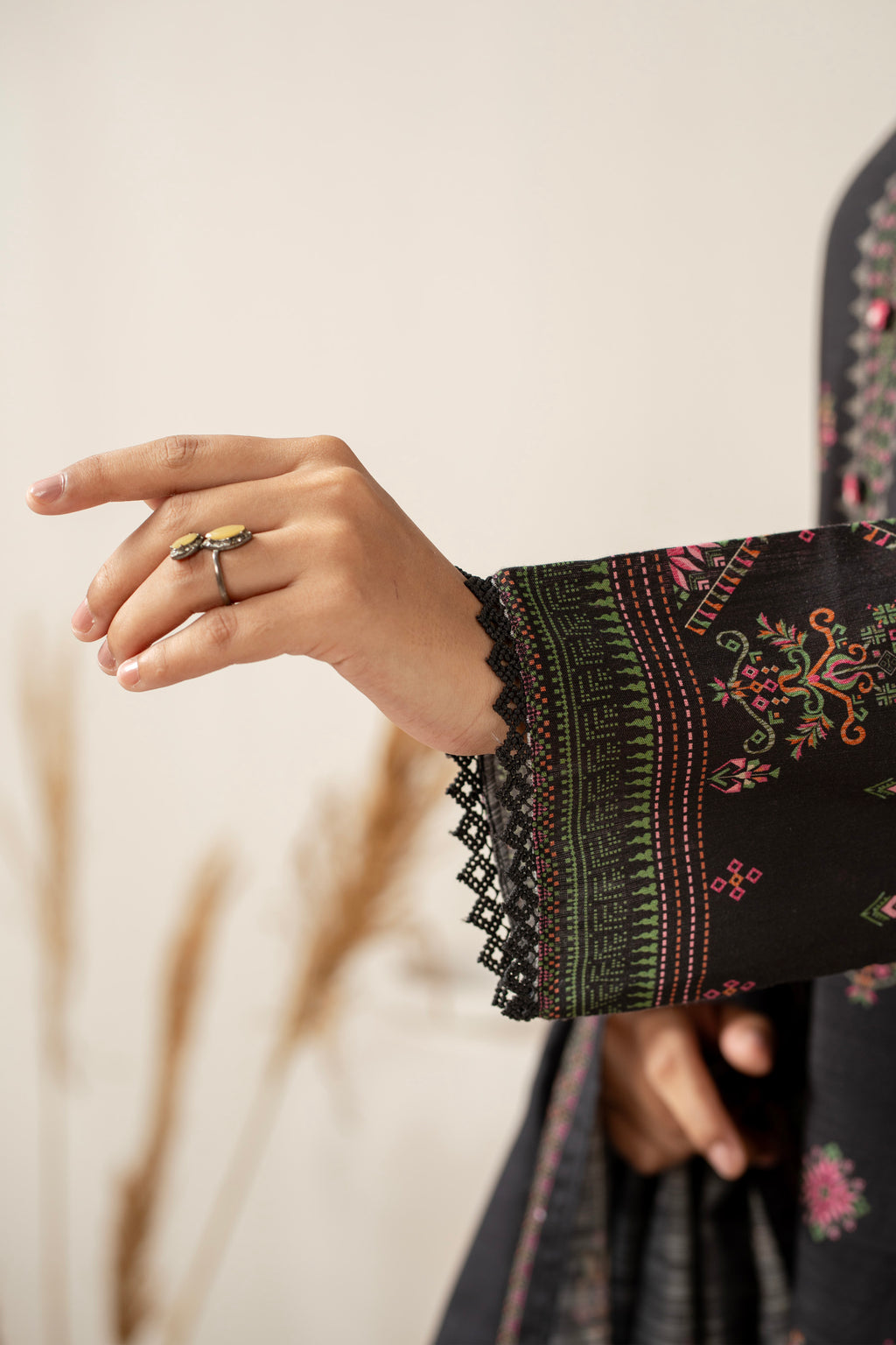 STITCHED PRINTED SUIT