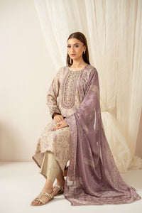 STITCHED EMBROIDERED SUIT