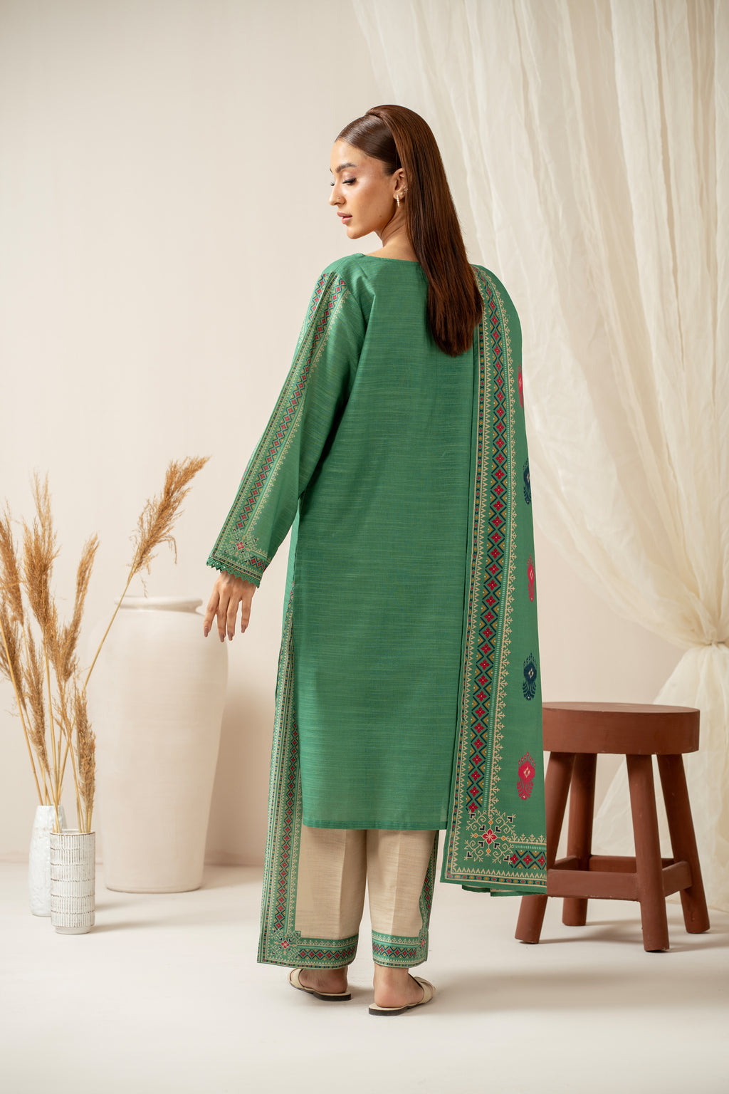 STITCHED PRINTED SUIT