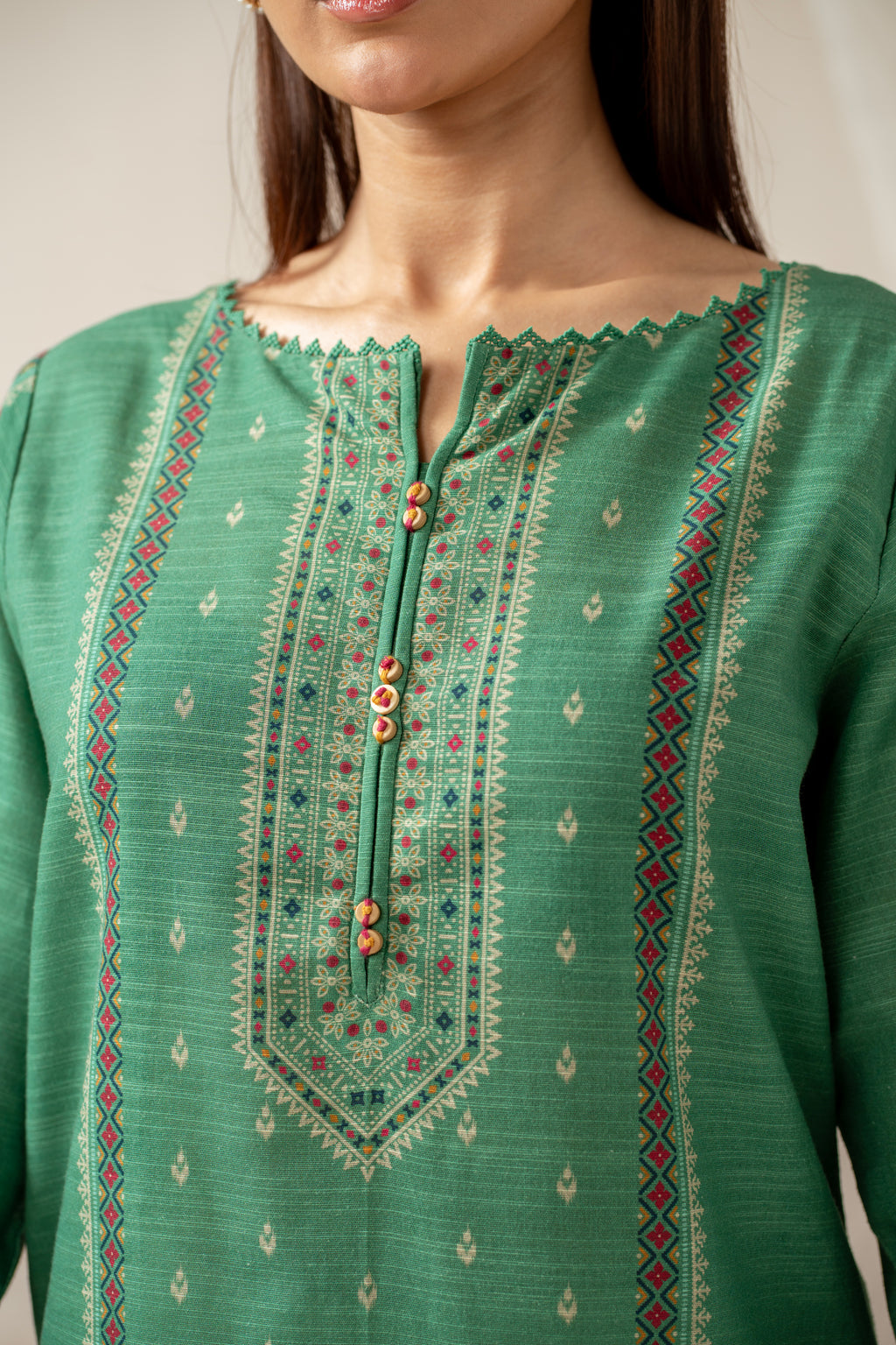 STITCHED PRINTED SUIT